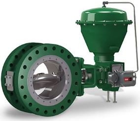 Fisher A31D Double-Flange Butterfly Valve